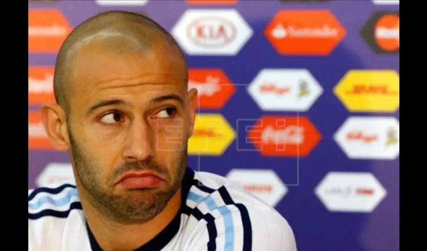 El jugador Javier Mascherano. Foto: AP