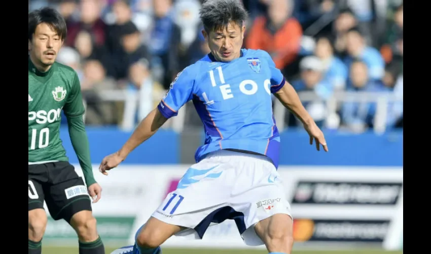 El jugador Kazuyoshi Miura. Foto: AP