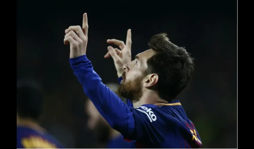 Lionel Messi convirtió el segundo gol ante el Espanyol.