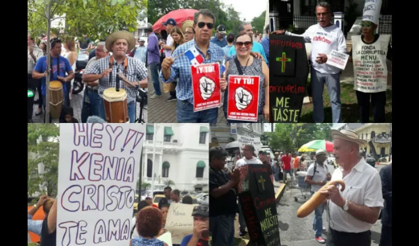 Protesta contra la corrupción. 