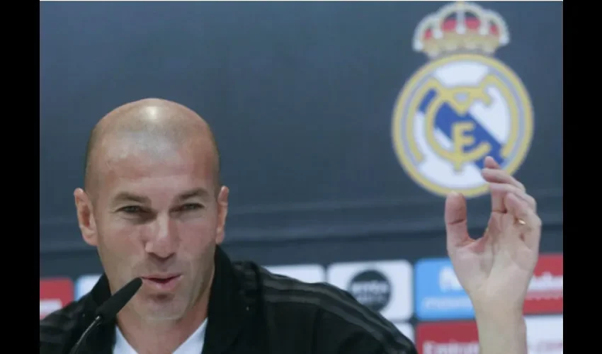 Zinedine Zidane es el entrenador del Real Madrid.