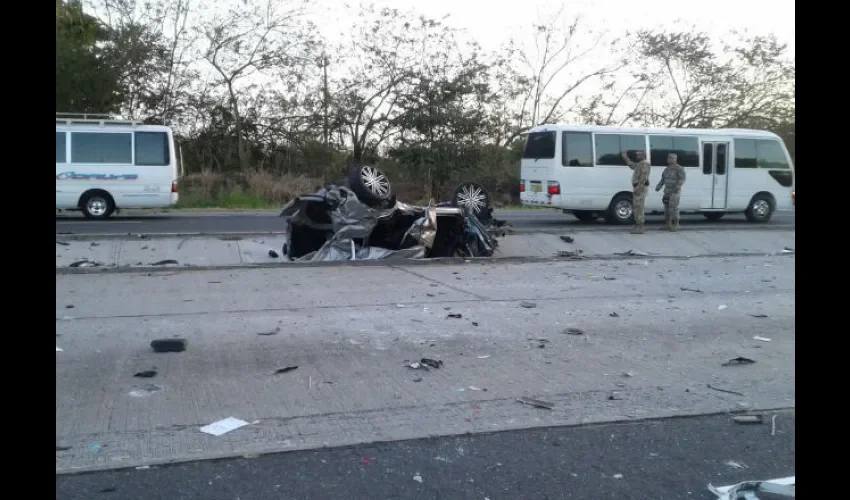 Accidente de tránsito en Coclé.