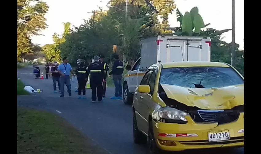 Accidente de tránsito en Chiriquí. 