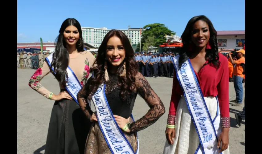 Foto ilustrativa de las reinas del Carnaval de Panamá. 