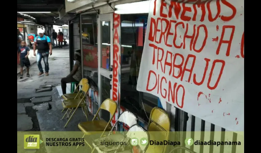 Comerciantes solo piden que les ayuden para salir adelante. Roberto Barrios 