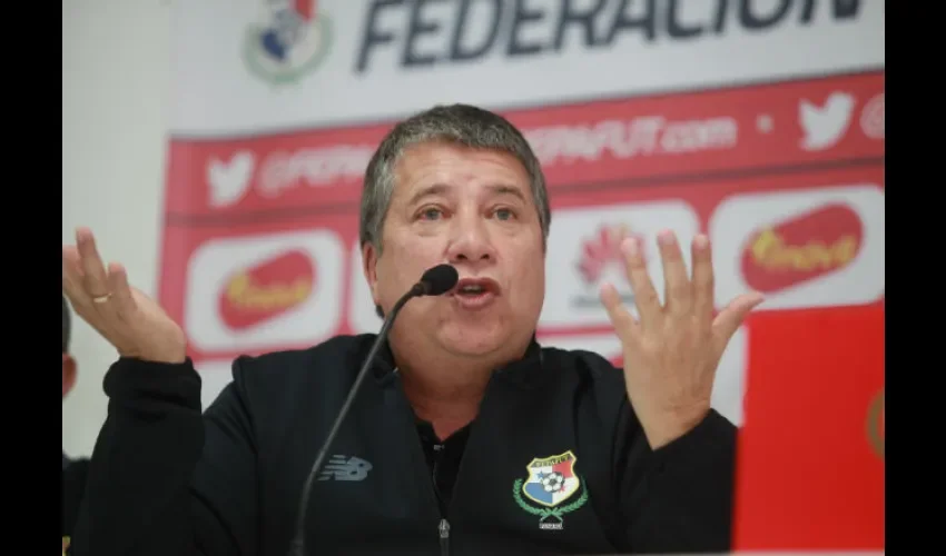 Hernán Darío Gómez es el técnico de la Selección Mayor de Fútbol de Panamá. Foto: Anayansi Gamez