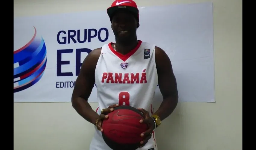 Jonathan King sueña con llegar al mundial con la selección de baloncesto de Panamá. Foto: Eduardo González