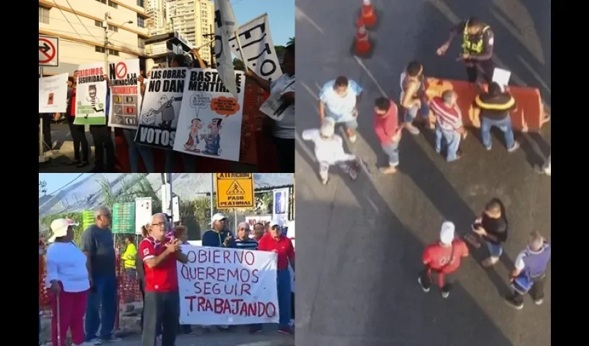 Protesta en Bella Vista, San miguelito y Milla 8.