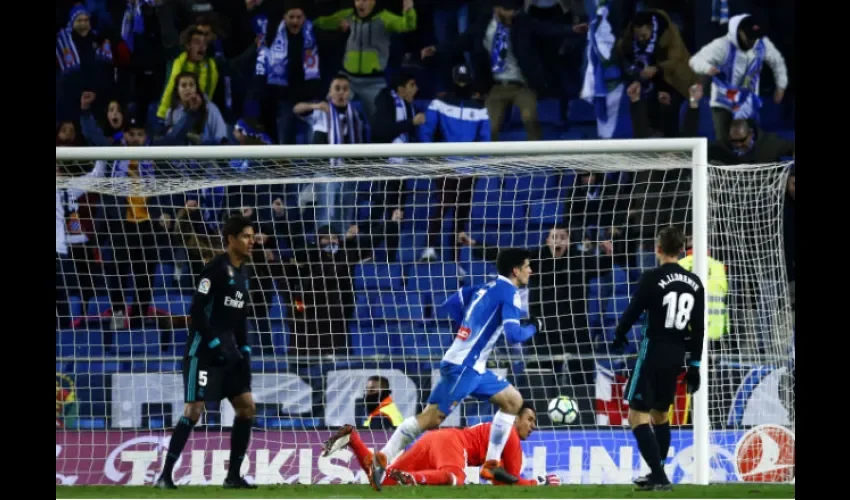 El Real Madrid tenía una racha de cinco victorias al hilo.