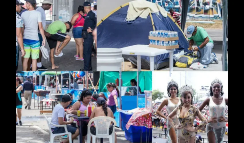 A pesar de la seguridad estricta en la entrada, todos disfrutaron el Carnaval de la Cinta Costera. FOTO:  Aurelio Suira