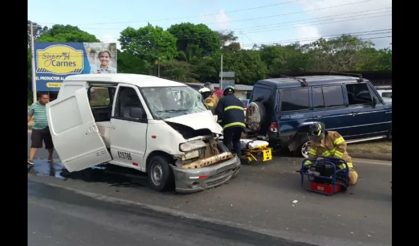 Accidente de tránsito en Coclé.