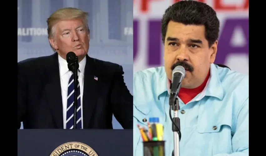 Nicolás Maduro y Donald Trump.