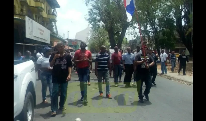 Protestas en Colón. 