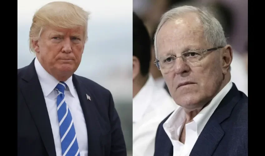 Donald Trump y  Pedro Pablo Kuczynski