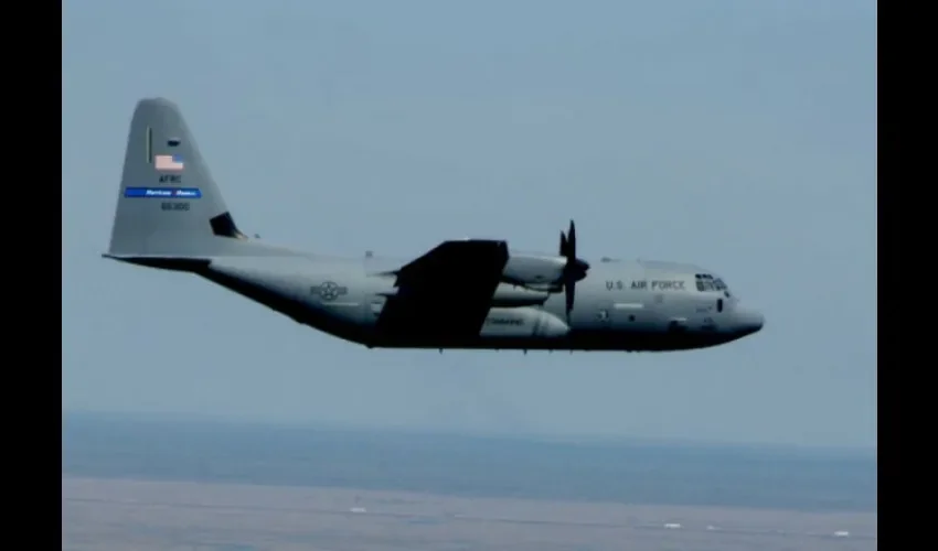 Así sobrevuela el avión cazador de huracanes. Fotos: cortesía 