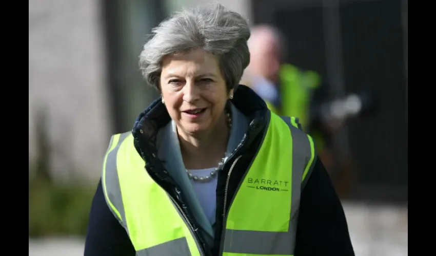 La primera ministra británica, Theresa May. 