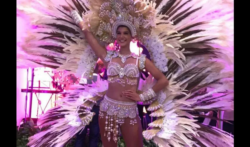 Laura de Sanctis, Señorita Panamá 2017, desde la Feria Internacional ITB en Berlín Alemania. Foto: ATP 