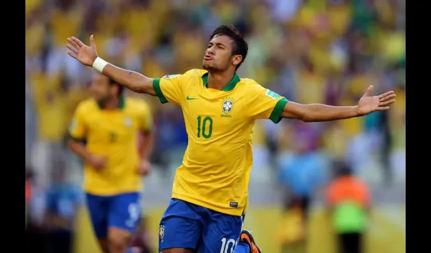 Neymar es el gran referente de la selección de Brasil.