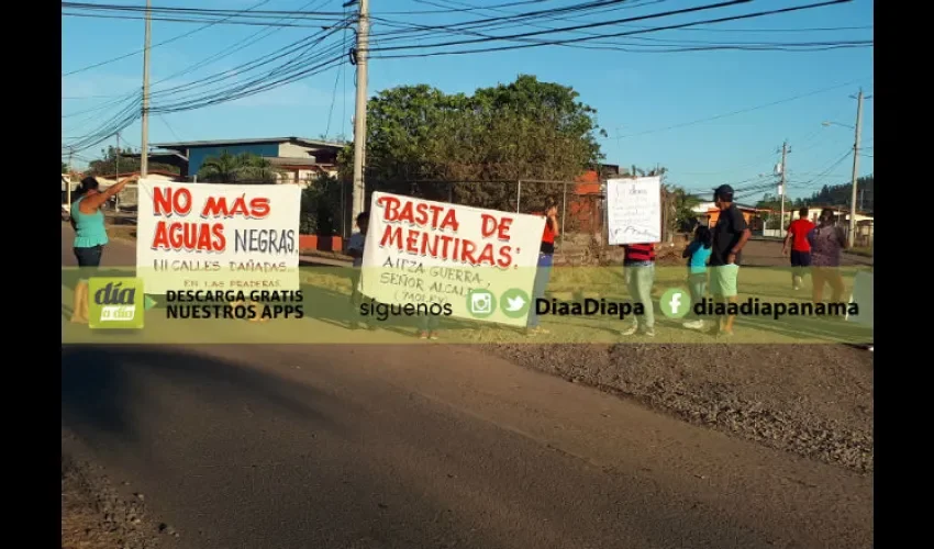 Los moradores no aguantan más promesas de las autoridades. 