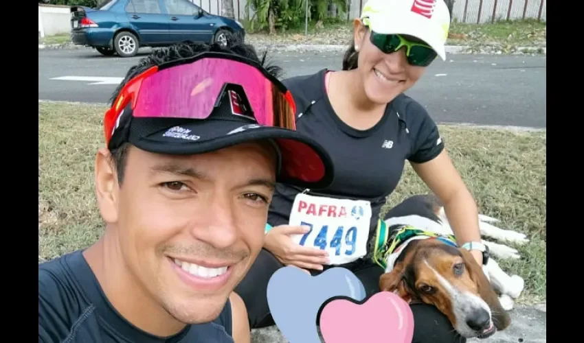 Roly y su esposa se conocieron en las carreras. Foto / Instagram.