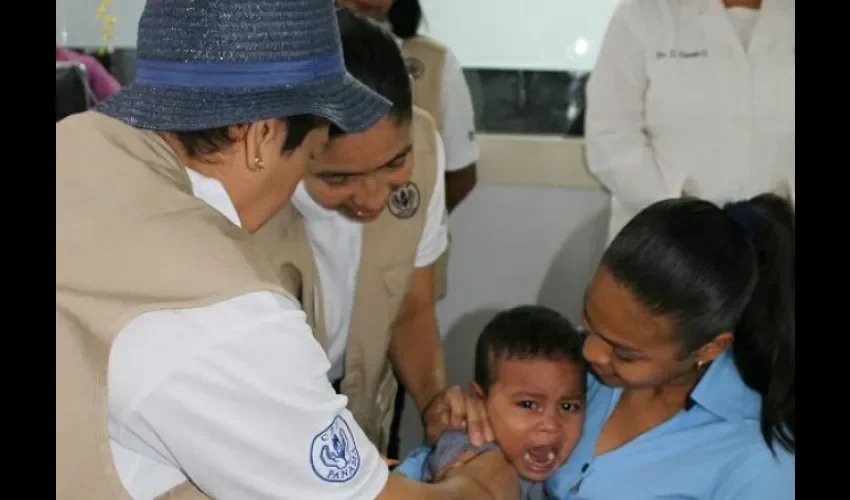 Foto ilustrativa durante la jornada de vacunación. 
