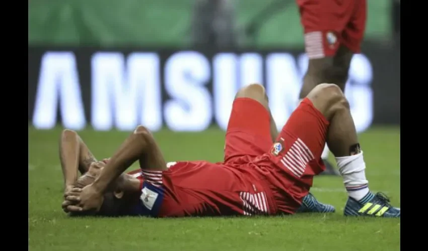 Foto ilustrativa de un partido de la Selección de Panamá. 