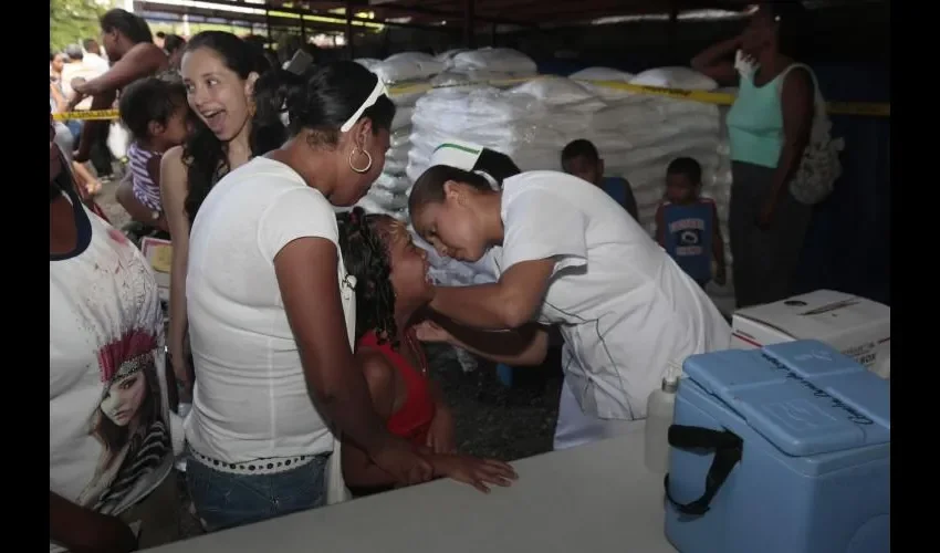 Vacunación en Panamá. 