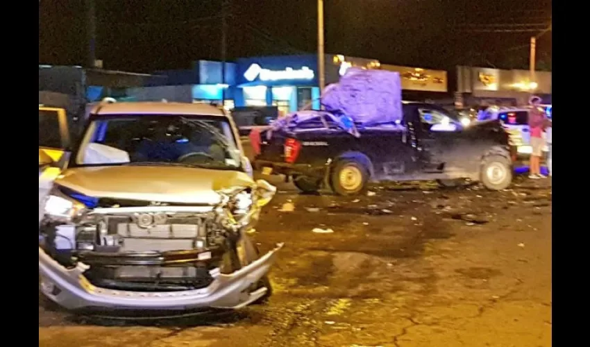 Accidente de tránsito en Chiriquí. 