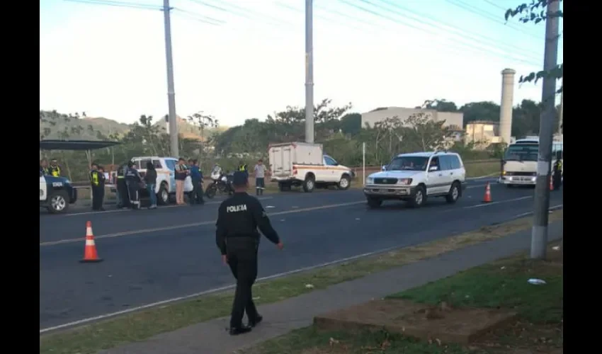 Accidente de tránsito en Ciudad del Saber 