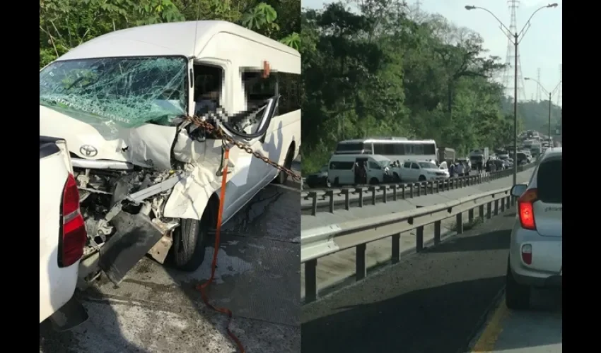 Accidente de tránsito en  la Vía Centenario. 