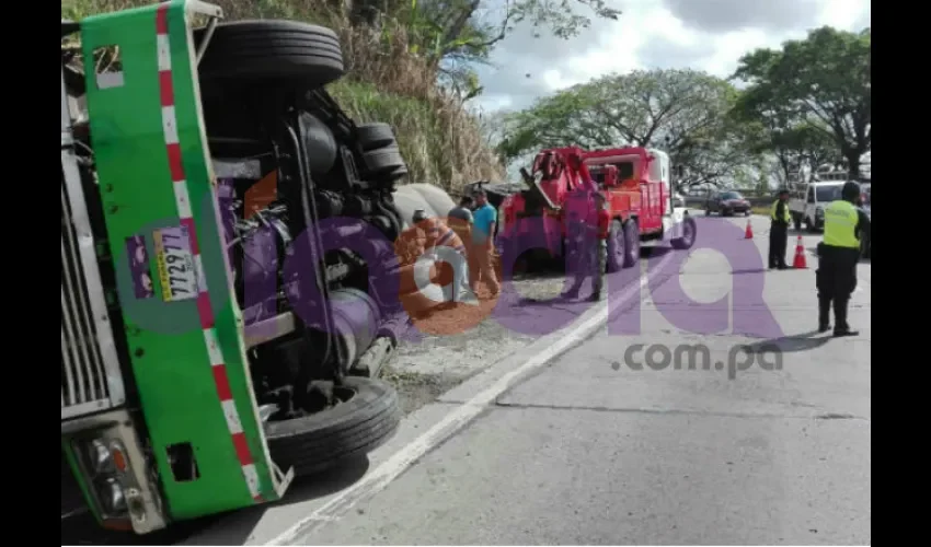 Accidente de tránsito en Panamá Oeste.