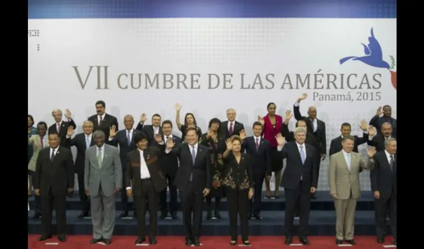 Foto ilustrativa de la Cumbre realizada en Panamá. 