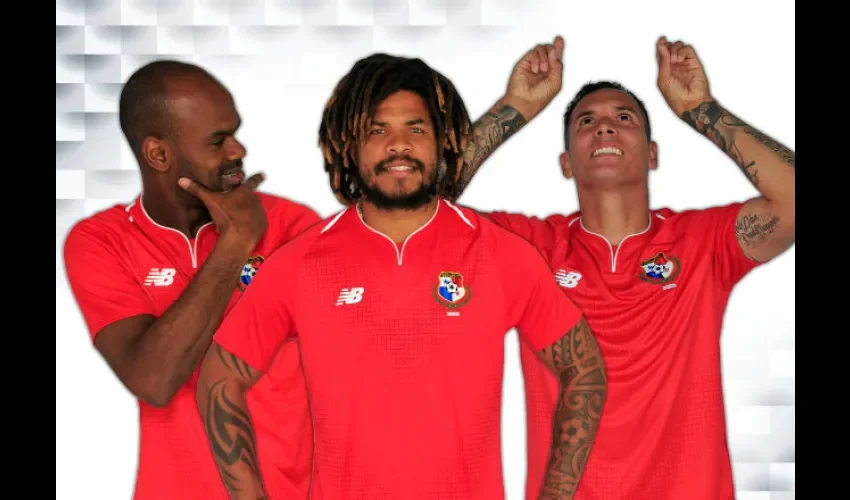 Foto ilustrativa del lanzamiento de la camiseta de Panamá. Cortesía