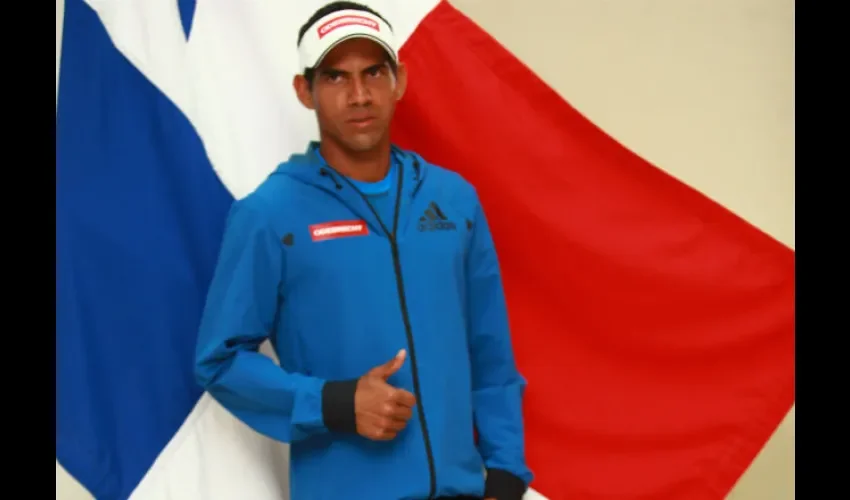 El atleta panameño Jorge Castelblanco.