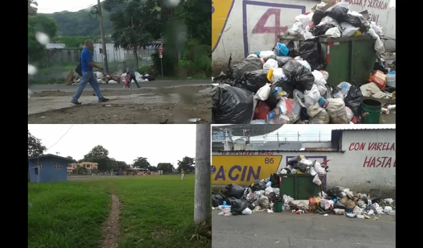 La problemática con la basura es otro de los dilemas que existe en la 9 de enero. Fotos: Cortesía