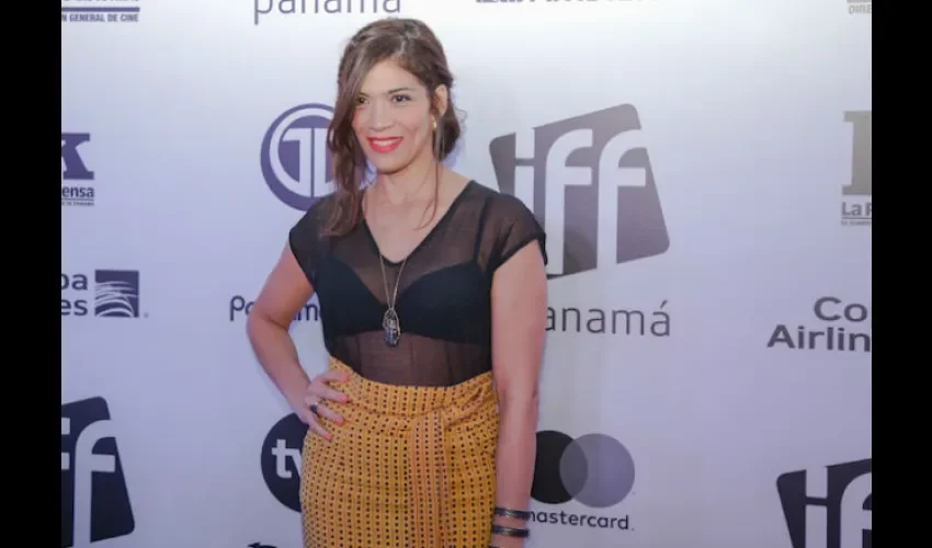 Laura Gómez, actriz de Sambá. Foto: IFF Panamá.