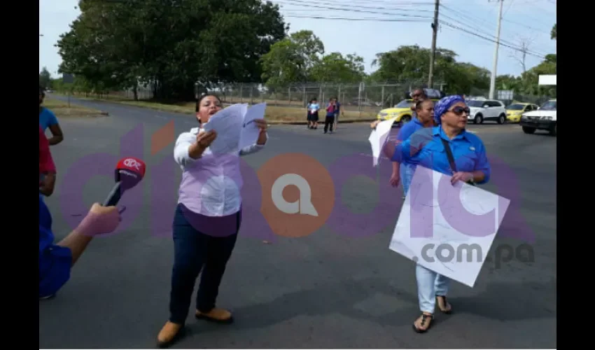 Protesta en Chiriquí. 