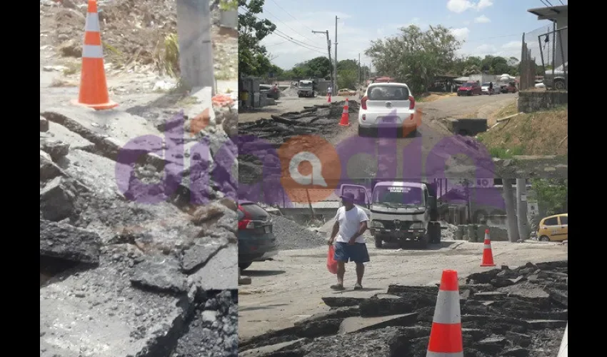 La mayor parte de los trabajos se están realizando en las áreas donde no hay muchas residencias. Fotos: Jean Carlos Díaz