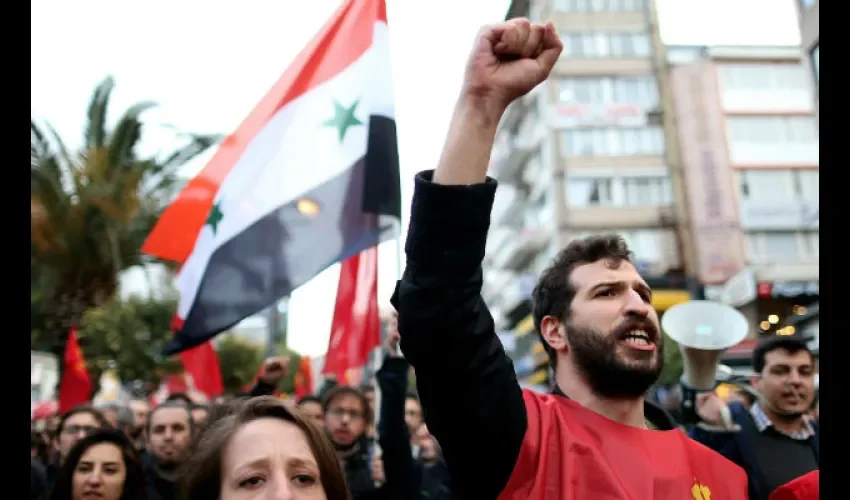 Autoridades sirias aseguran que protegerán al país. FOTO/AP