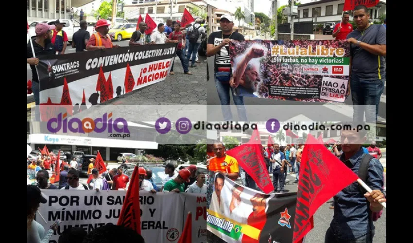 Los trabajadores agremiados al Suntracs deben pagar una cuota sindical que van a las arcas de la agrupación. Foto: Jean Carlos Díaz