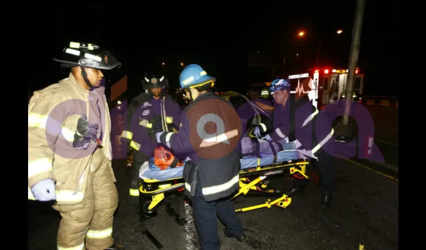 Accidente de tránsito en El Chorrillo.