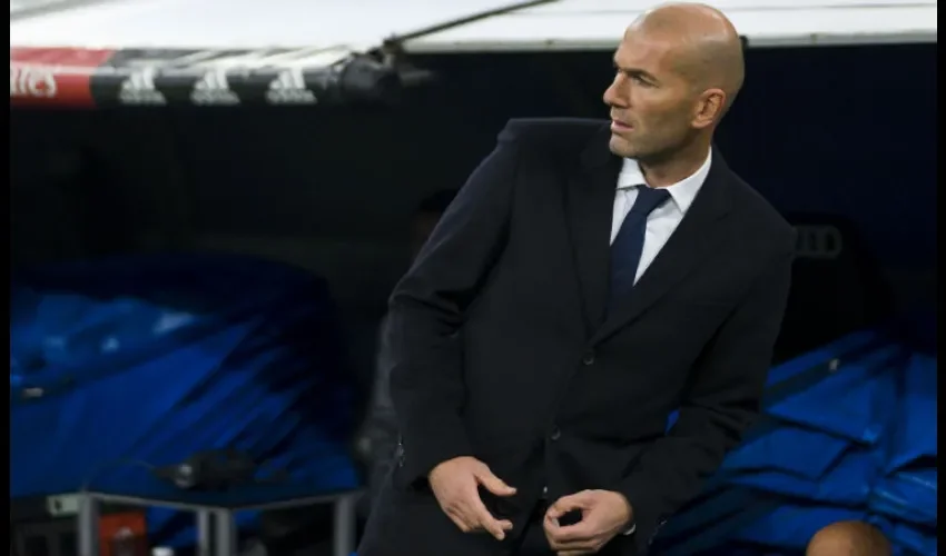 El entrenador  Zinedine Zidane. Foto:EFE