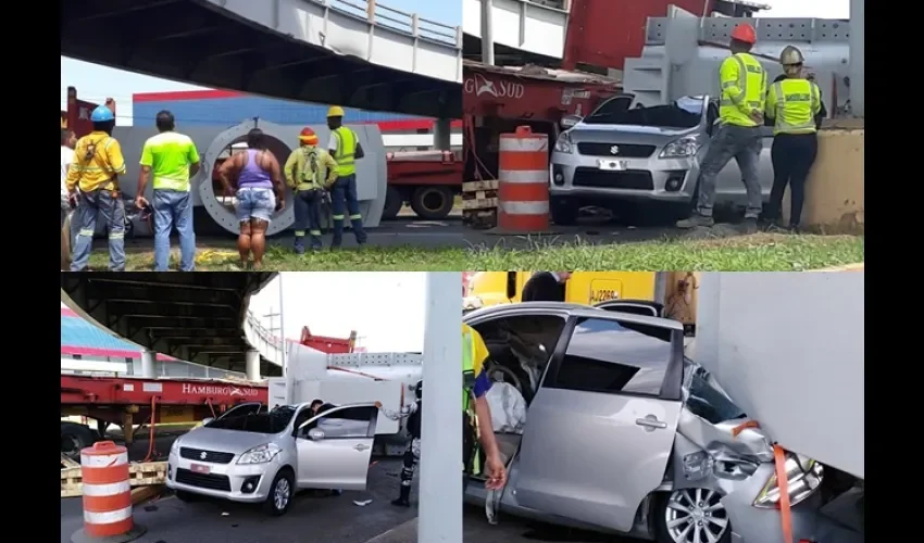 Accidente de tránsito en San Antonio.