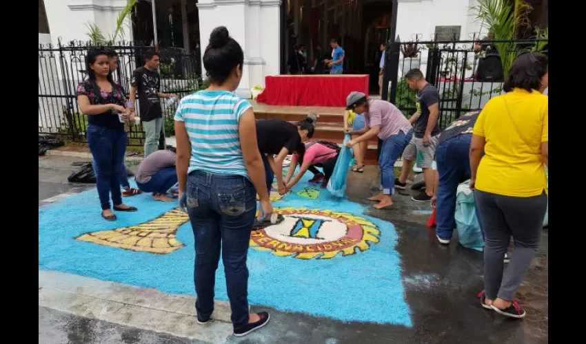 Celebración del  Corpus Christi  en La Villa de Los Santos. 