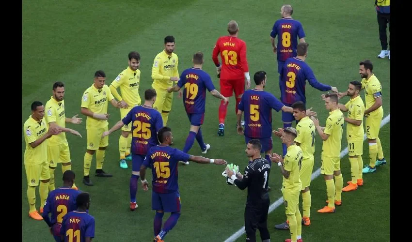 El Villarreal sí le hizo el pasillo al Barcelona.