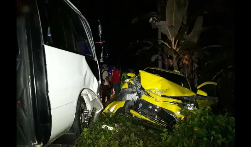 Accidente de tránsito en Bocas del Toro.