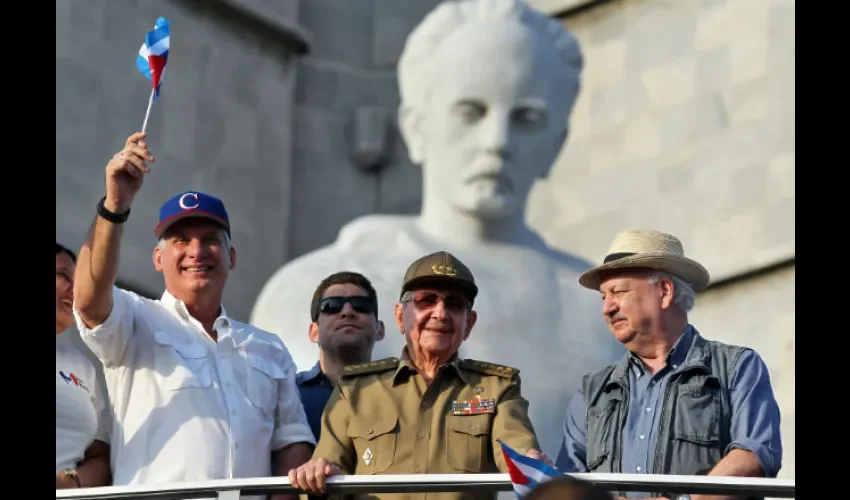 dia del trabajo, Cuba, Manifestantes