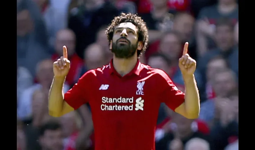 Mohamed Salah, la figura del Liverpool y Egipto./AP