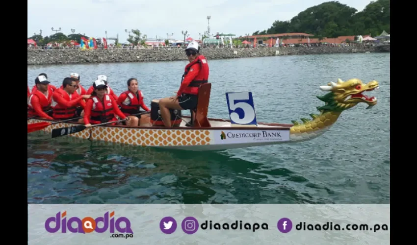 El festival de bote dragón tiene años celebrándose en China. Foto: Jesús Simmons