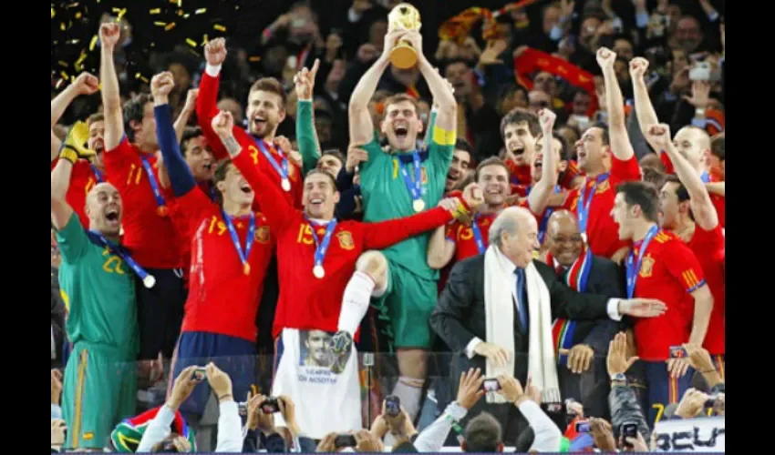 España fue campeón del mundo en el 2010./AP